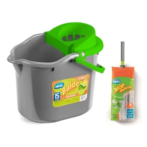 Kit Mopa con Palo + Balde 15 Lts. ALKLIN