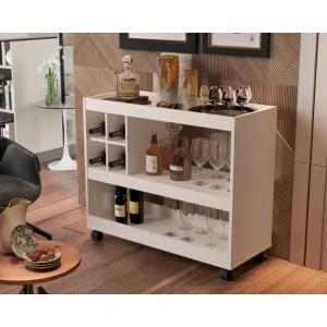 Aparador c/ ruedas perla JB BECHARA