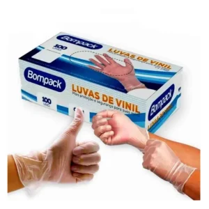 Guante de Vinilo s/Polvo M x 100 Uds. BOMPACK