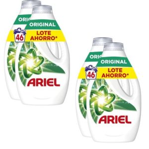 Ariel Original Detergente Líquido Pack de 4 botellas de 23 Lavados (92 Lavados en Total)