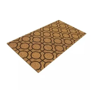 Alfombra vinil terral circulos 45cmx70cm KAPAZI