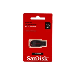 Memoria usb 16gb cruzer blade negro sandisk