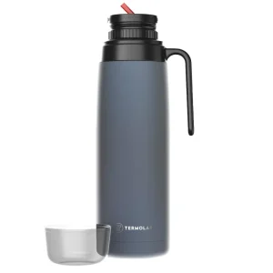 Termo Acero Inox Liso Gris 1lts TERMOLAR