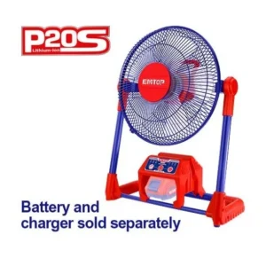 Ventilador 13´ AC/DC 20V/220V sin Bateria EMTOP
