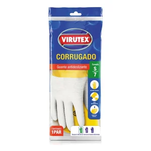 Guante corrugado talla S #7 Virutex