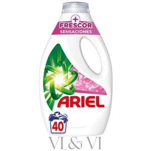 Ariel Frescor Sensaciones 40 Lavados Detergente Líquido