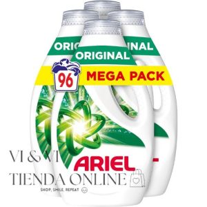 Ariel Original Mega Pack 96 Lavados Detergente Líquido
