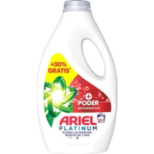 Ariel Platinum Gel + Poder Quitamanchas 30 lavados