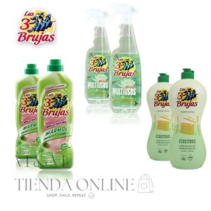 Las 3 Brujas Pack Completo Multiusos, Mármol y Lavavajillas Ecocitrus