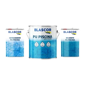 Kit de Pintura PU para Piscina Azul BLASCOR