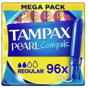 Tampax Pearl Regular Mega Pack Ahorro 96 Tampones